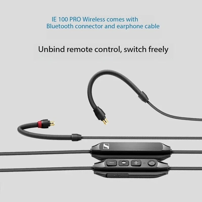 Sennheiser IE 100 Pro in-Ear Monitor Headphones Wired HiFi Earphones Dynamic Driver Studio Stage Monitoring Earbuds IE100 PRO