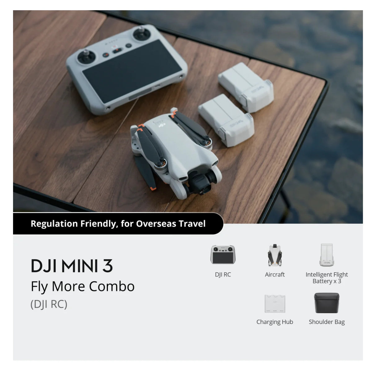 Brazil Stock DJI Mini 3-BR MT3PD Drone Mini 3 RC-N1 Under 249g Extended Battery Life 4K HDR Video Beginner-Friendly