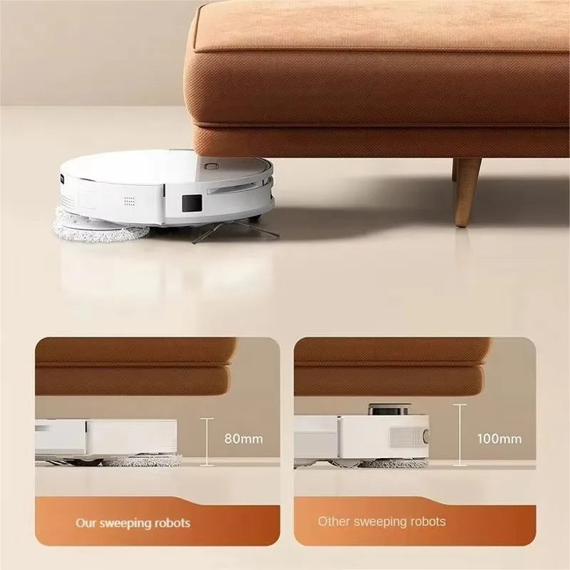 Smart Robot Vacuum Cleaner, 5000Pa Suction, Mopping Function, Automatic Cleaning, Aspiradora