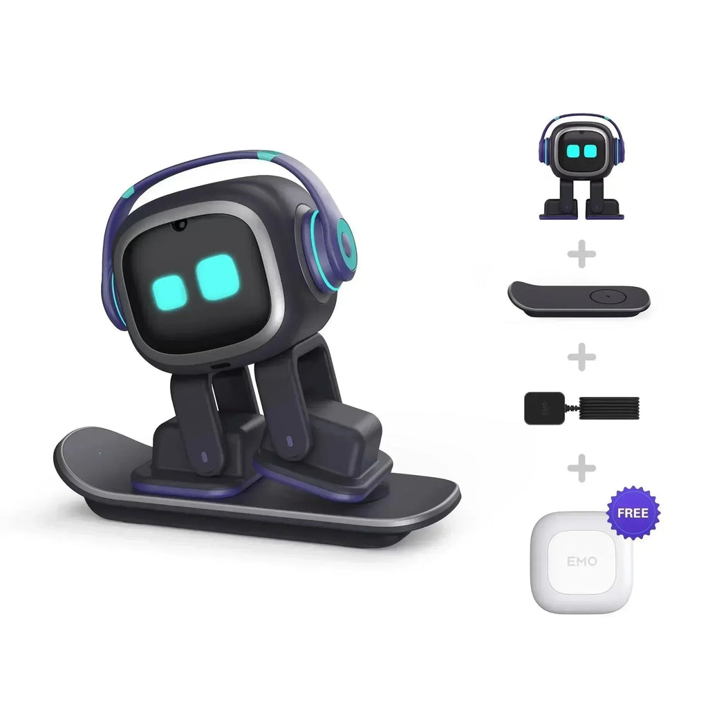 EMO GO HOME EMOPET Smart Robot Electronic Pet Emotional interaction Face Recognition AI Intelligent Robot Desktop Children Gifts