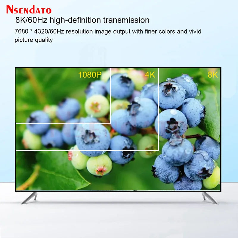 8K 60Hz HDMI EARC Audio Extractor Converter 4K 120Hz HDMI 2.1 Audio Converter Support Dolby Atmos 7.1CH For PS5 XBox DVD TV Box