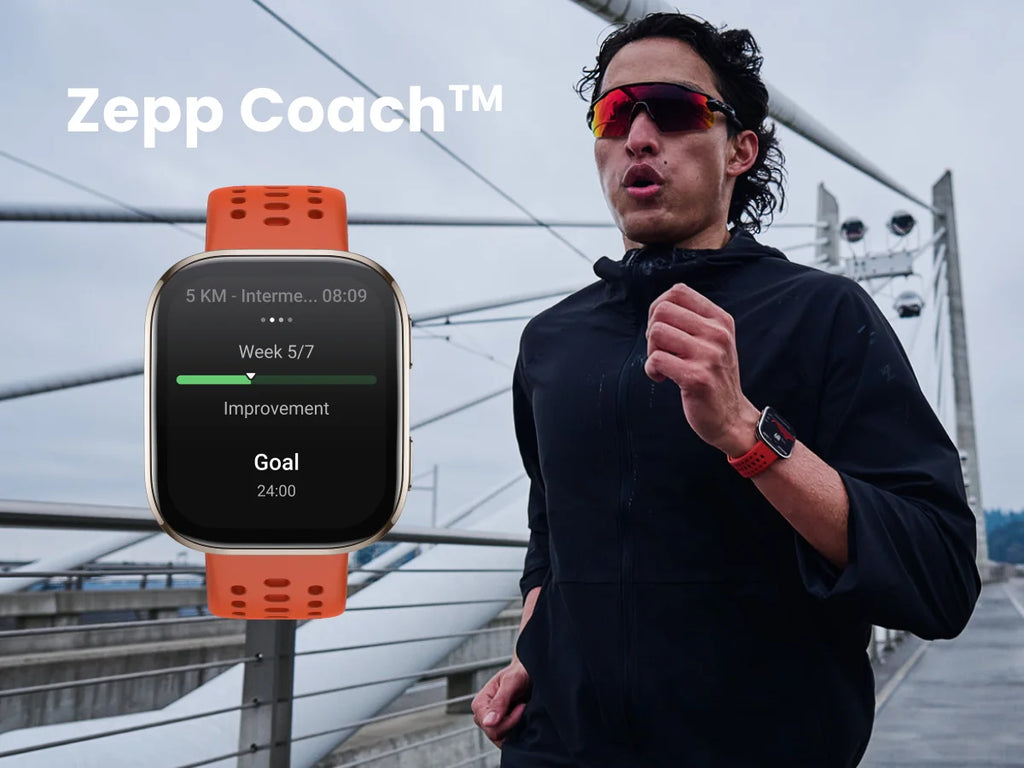 Novo Produto 2025 Amazfit Bip 6 Smartwatch relógio inteligente 1.97 "display 14 dias bateria 140 modos de treino gps smartwatch