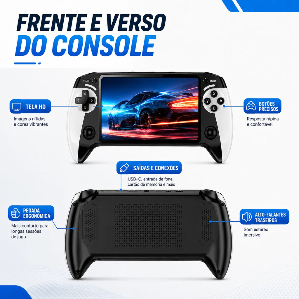Portable Video Game Retro 10000 + 4.3 Games "HD Screen Supports PSP PS1 N64 Classic Games Console