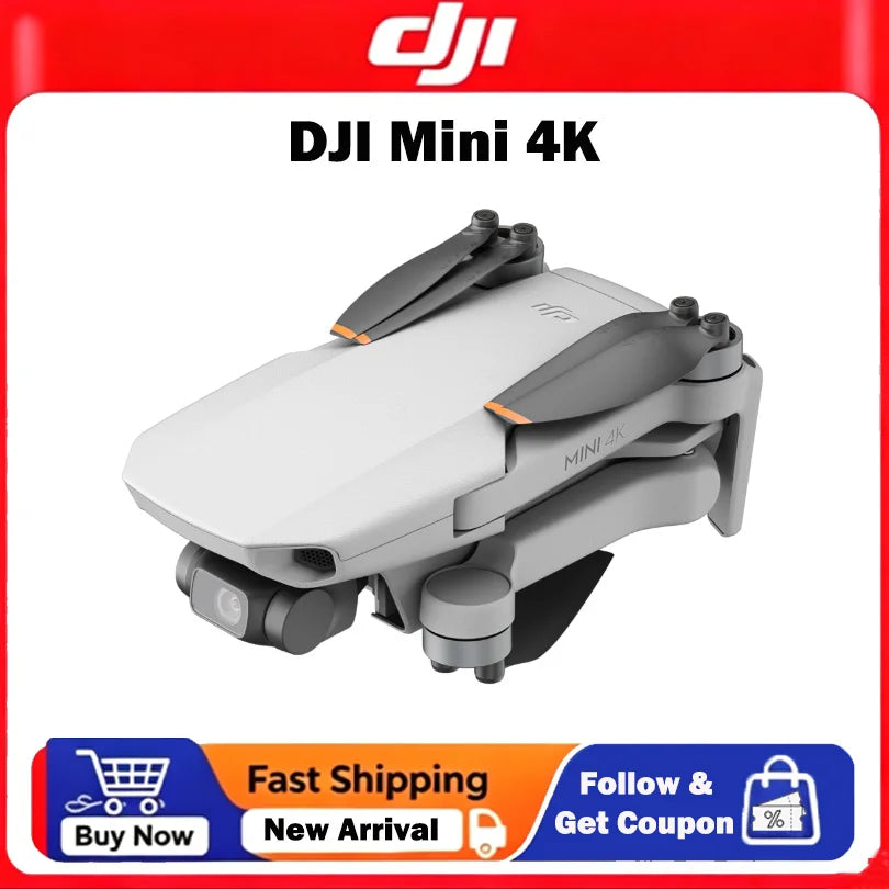 Brazil Stock DJI Mini 4K Done 4K/30fps Video 10km Video Transmission Stable Hovering Return to Home QuickShots Panorama