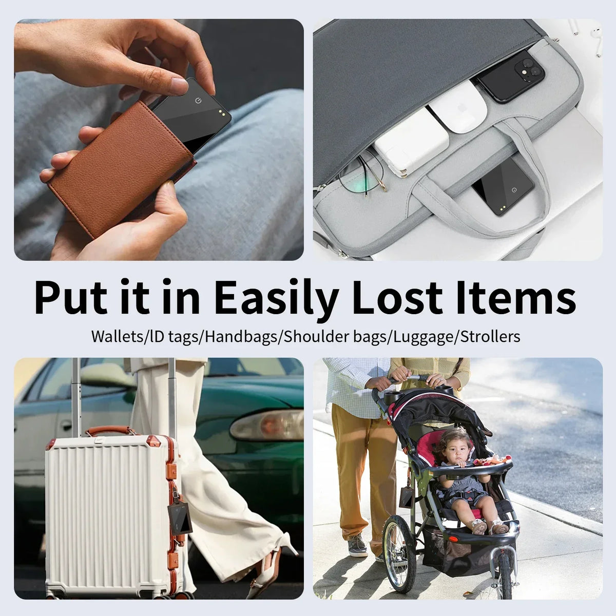 Bluetooth Wallet Tracker Card for Samsung Galaxy Smart Tag GPS Locator Item Finder Works with Samsung SmartThings