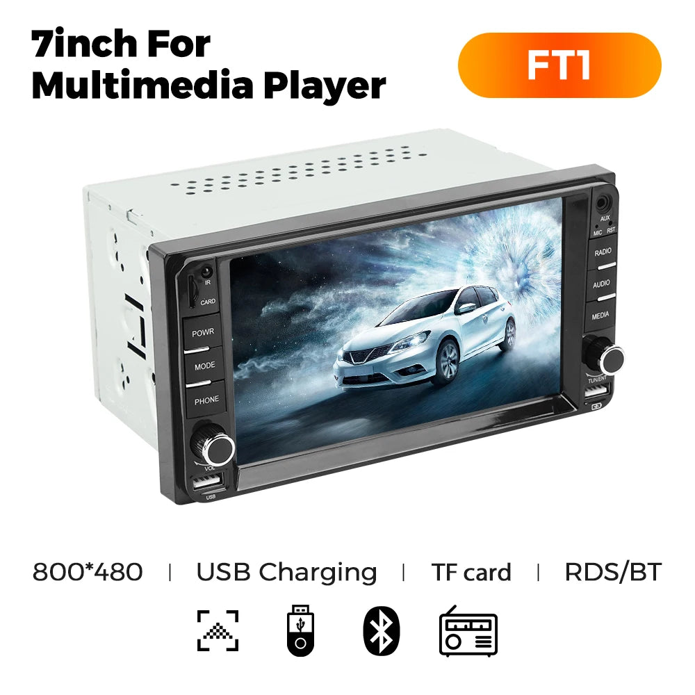 7inch Carplay+Auto Multimedia Car Radio Video Player Universal For Toyota VIOS CROWN CAMRY HIACE PREVIA COROLLA RAV4 Pardo Camry