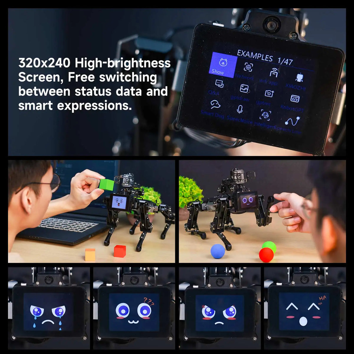 Yahboom DOGZILLA-Lite Quadruped Bionic Robot Dog AI Vision Large Model Intelligent Programming Electronic Kit for Raspberry Pi
