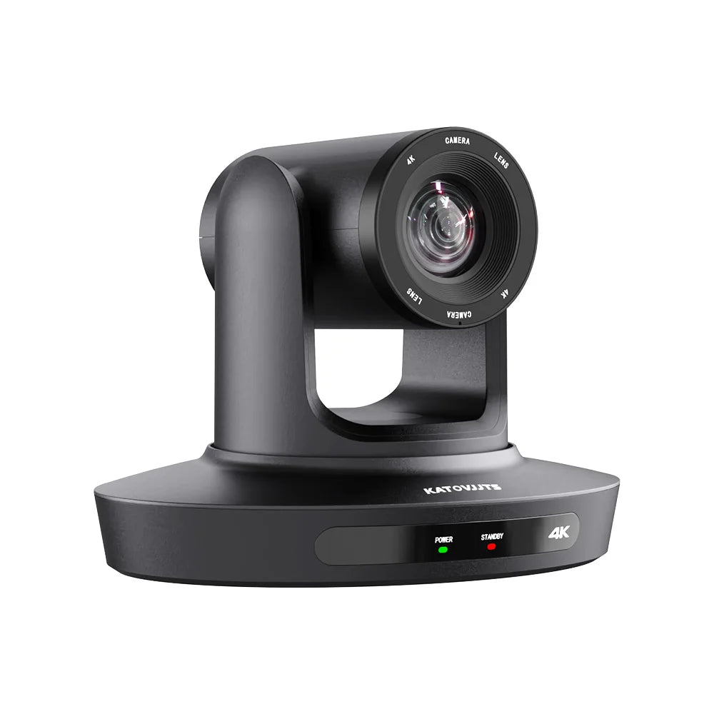 KATOVJJTS 4K 20X Optical Zoom PTZ Camera HDMI USB3.0 POE Live Streaming Camera For Church Meeting AI Framing Conference Camera