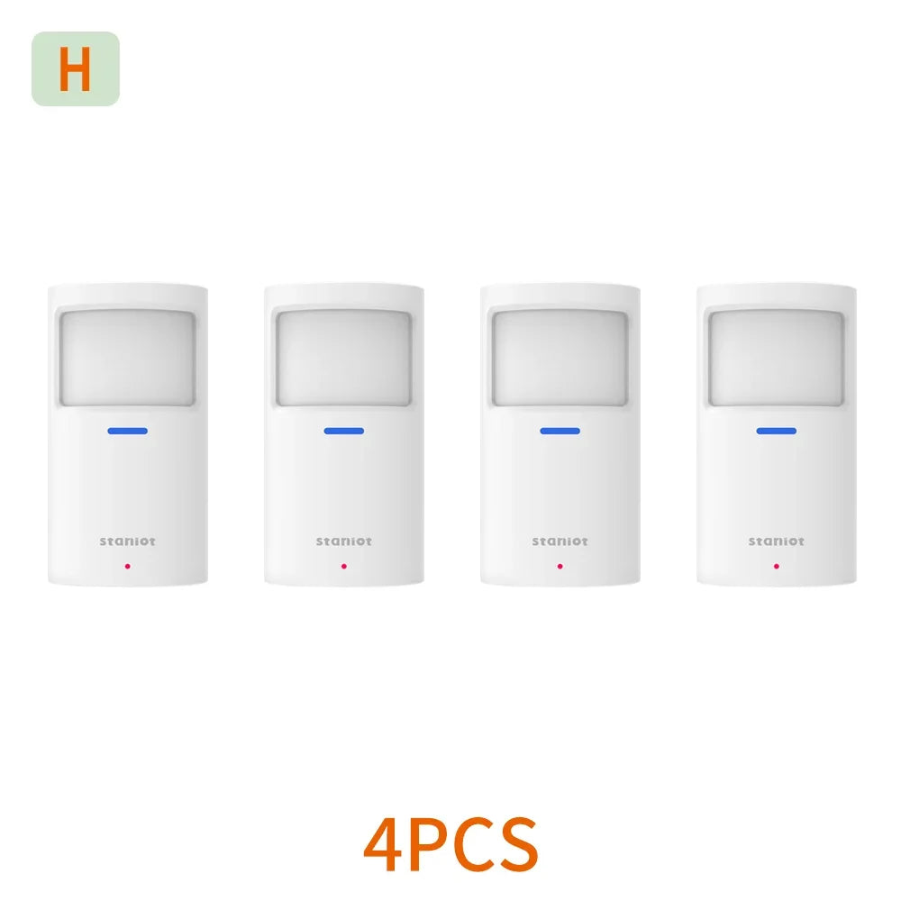 500m Transmission Distance 7 Inch GSM LoRa Staniot Version Security Alarm System Tuya WiFi 4G Smart Home Burglar Alarm Kit Home