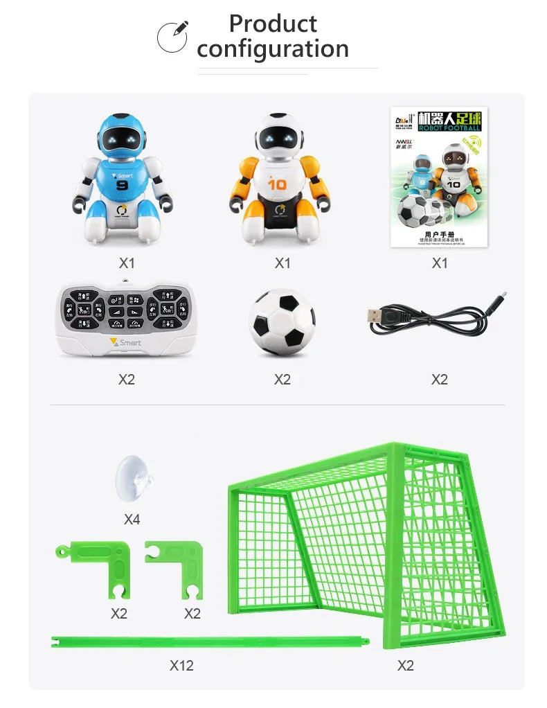 RC Battle Robot Smart Kids Robots Remote Control Intelligent Humanoid Robot Parent-Child Interactive Games Educational Kids Boys