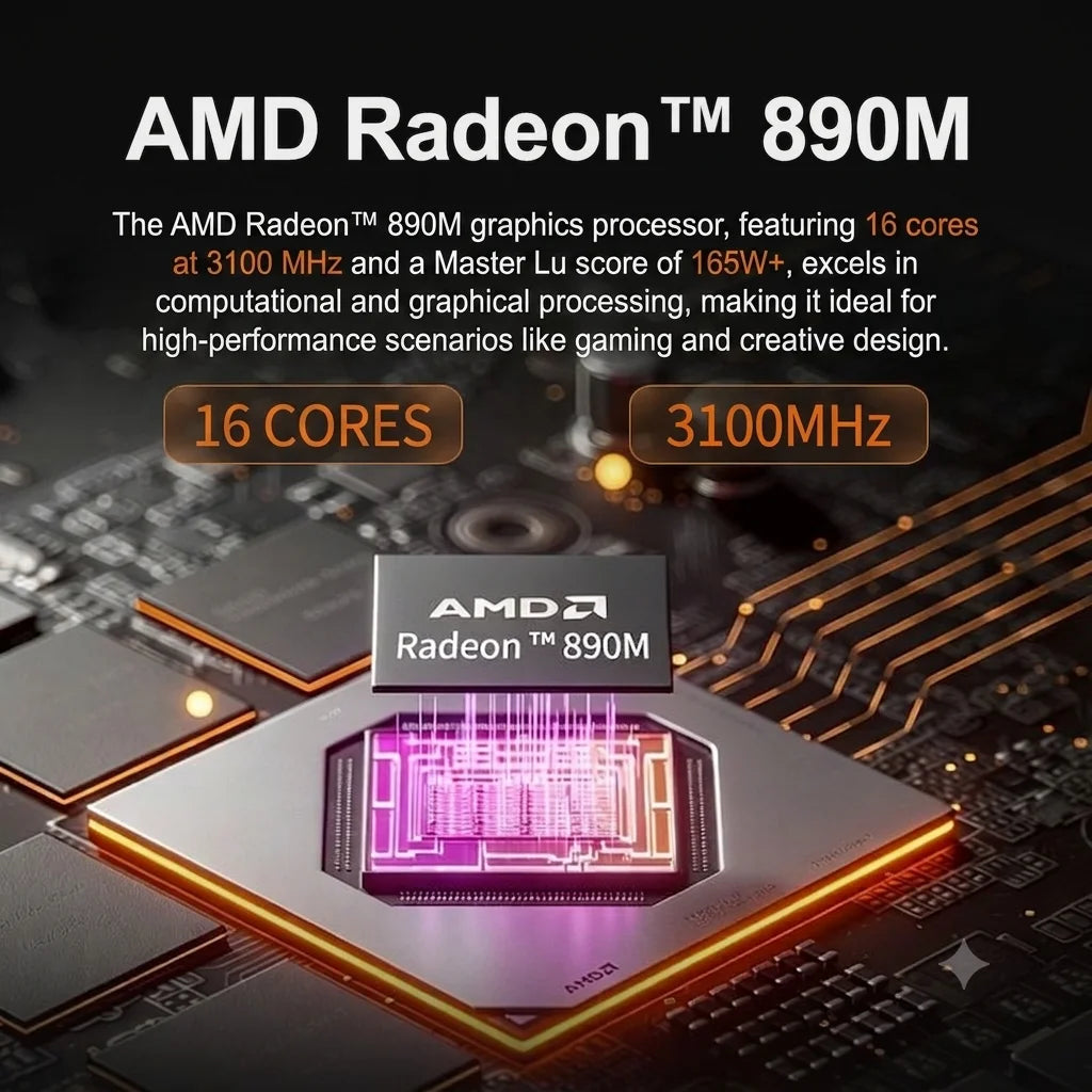 TOPC Gaming Mini PC AMD Ryzen AI 9 HX 470 Intel Ultra 9 285H USB4 24G/32G LPDDR5 2*2.5G LAN 2*PCIe Desktop Computer Windows 11