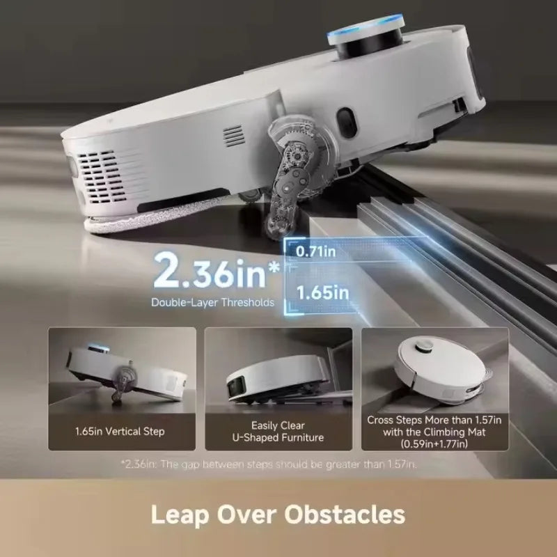 Airo X50 Ultra Robot Vacuum Cleaner 25000Pa Strong Suction Self-Cleaning Auto-Empty Station Wet Dry Mop Home Hotel Floor Washer