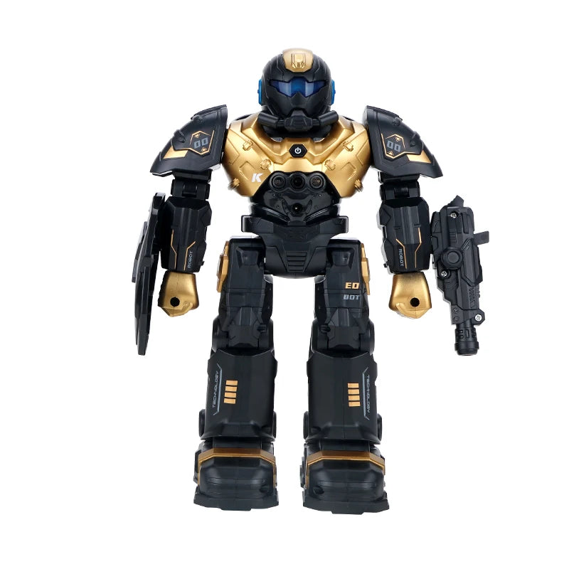 JJRC RC Robot Police Mechanical Combat R20 Police Intelligent Programming Robot With Sound And light children Toy Gift
