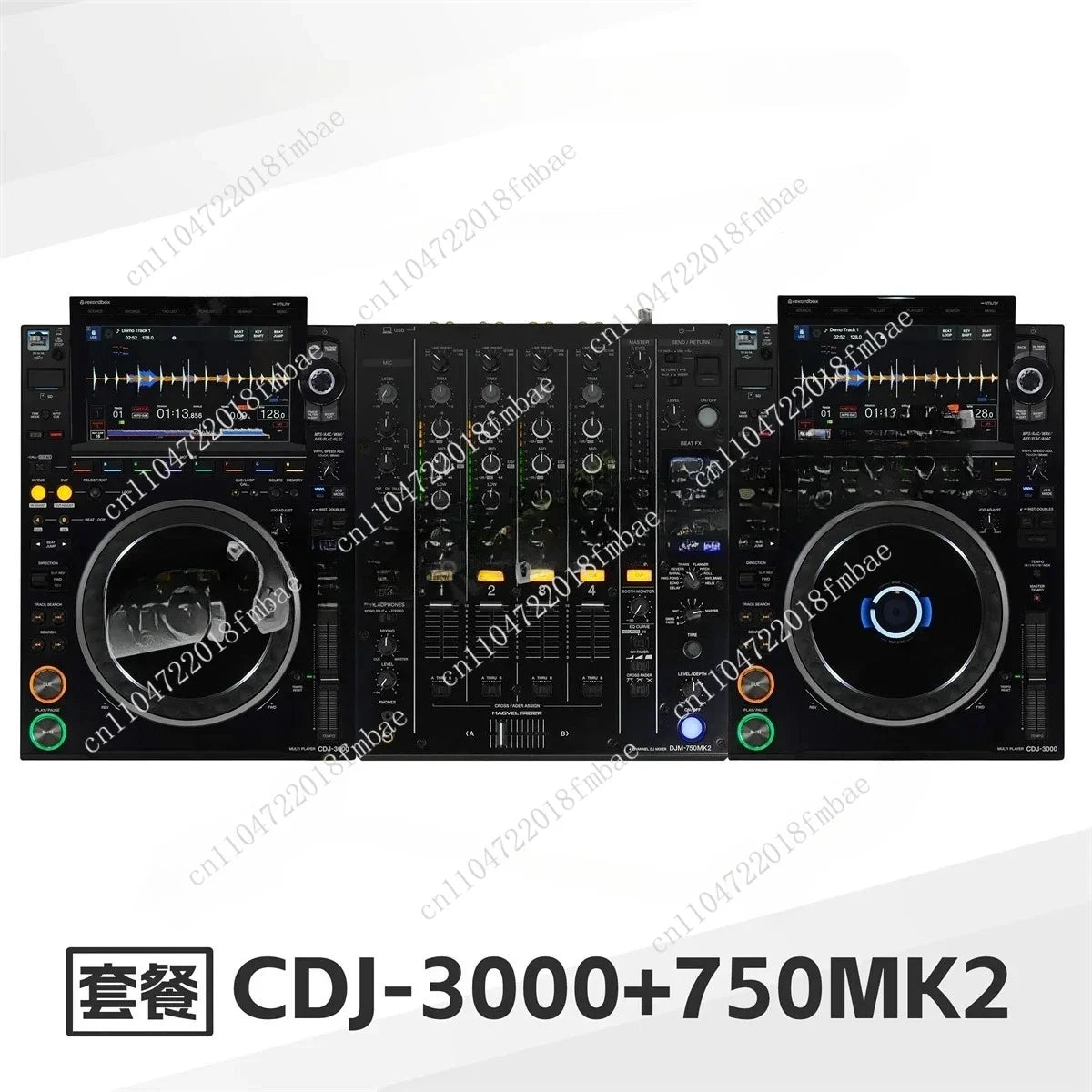 High Quality for-Pioneers DJ CDJ-3000 Players (Pair) + DJM-V10 X1 /DJM750mk2/DJM-A9 Nexus MK2 Mixer Bundle Deal