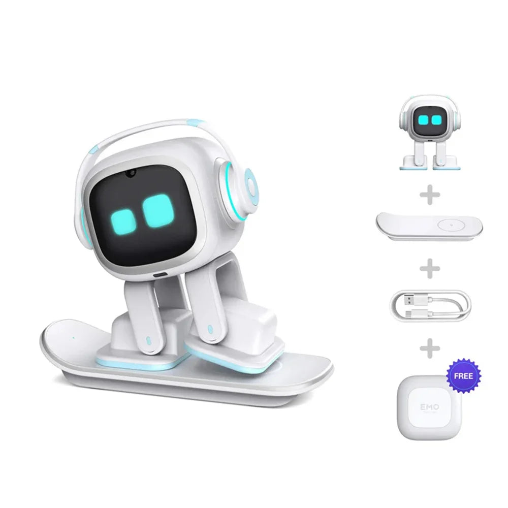 EMO GO HOME EMOPET Smart Robot Electronic Pet Emotional interaction Face Recognition AI Intelligent Robot Desktop Children Gifts