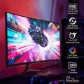 FY Curved Ultra Wide IPS Monitor 4K 2K 144Hz High Refresh Rate LCD Display 19/24/34 Inch For Gaming & Office
