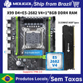 SOYO X99 Motherboard Set with Intel Xeon E5 2682 V4 CPU(16 Cores and 32 Threads) & DDR4 8G 2133MHz RAM for Gaming Computer
