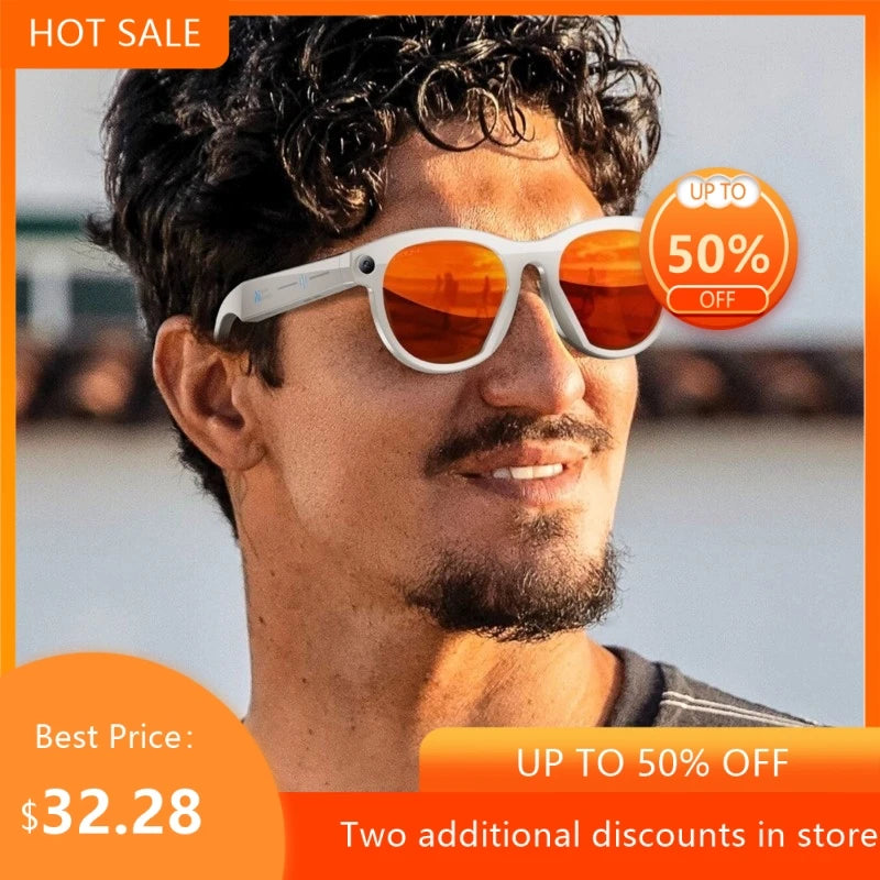 High Definition Images Stereoscopic Sound Effects AI Translation Without Shaking Intelligent AI Camera Glasses New Model 2026