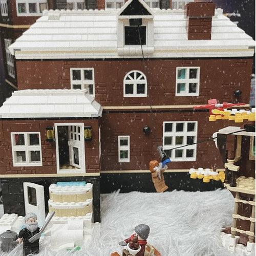 2025 New 3955pcs creative home alone set model decoration Home decorations adult educational toys Christmas gifts