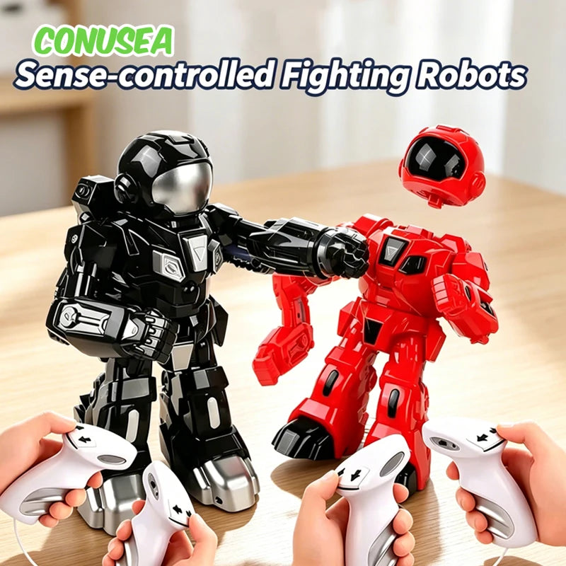 RC Battle Robot Smart Kids Robots Remote Control Intelligent Humanoid Robot Parent-Child Interactive Games Educational Kids Boys