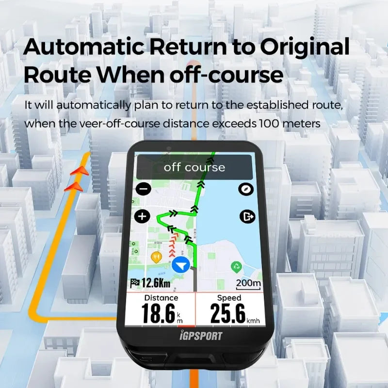 iGPSPORT  iGS800 Touchscreen Bike Computer Smart Cycling Navigation GPS Bike Computer