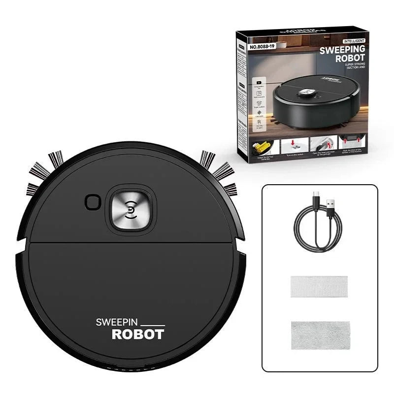 Lenovo 3-in-1 Mini Low Noise Sweeping Robot Intelligent Sweeping Integrated Fully Automatic Cleaning Sweeping for Home Floor