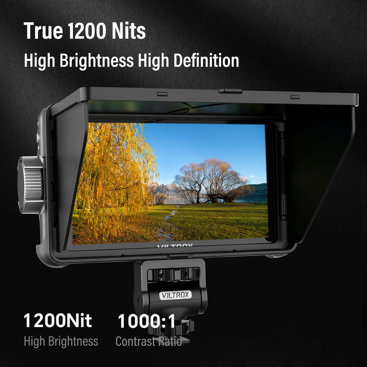 VILTROX DC-550 5.5 Inch Profissional Camera Studio Monitor 4K 30Hz HDMI Touch Screen Field 3D LUT Director Monitor 1920x1080