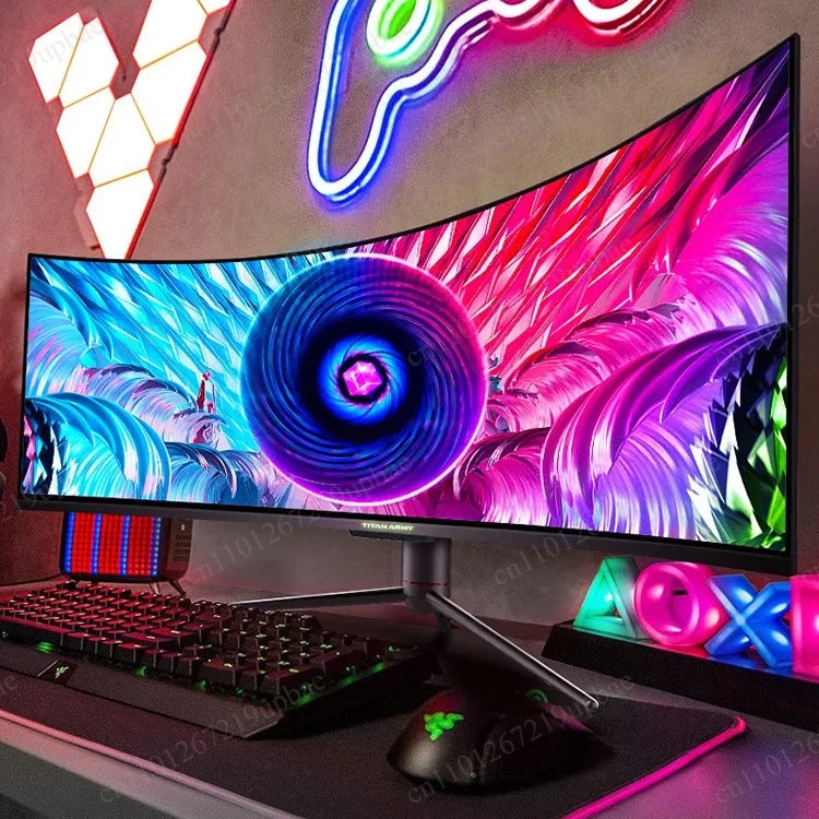 49 Inch 5K Curved Monitor 120Hz Ultra Wide LCD Gaming Computer Display Screen