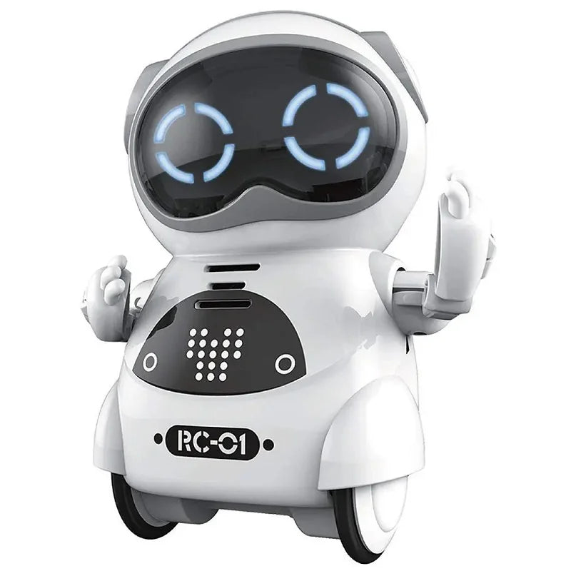 Talking Robot Interactive Dialogue, Voice Recognition Recording, Singing Dancing Storytelling, Mini Smart Early Education Robot.