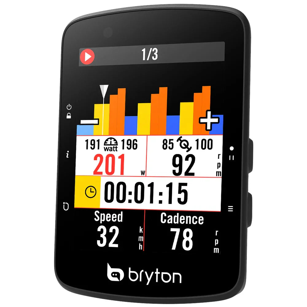 Bryton Rider 650 2.8 inch Light Sensor Color Touchscreen Bike Computer Cilmb Challenge Function Key Button Bicycle Computer