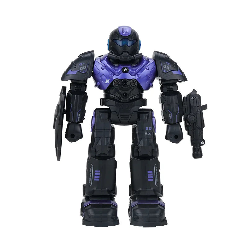 JJRC RC Robot Police Mechanical Combat R20 Police Intelligent Programming Robot With Sound And light children Toy Gift