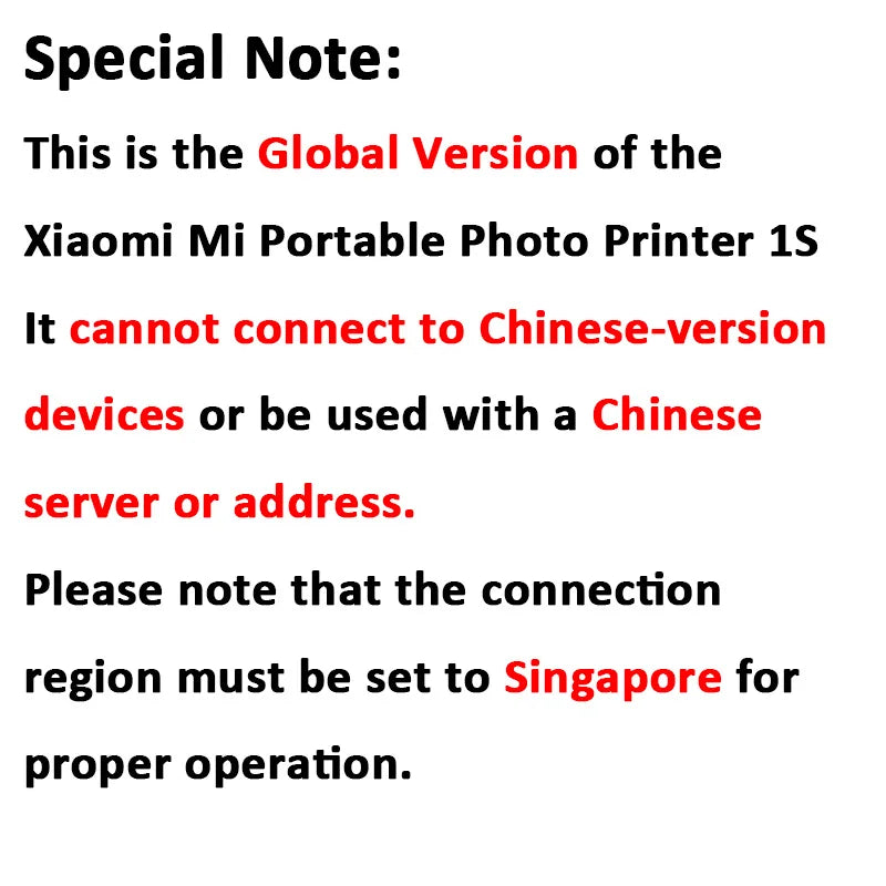 Xiaomi Portable Photo Printer 1S Bluetooth Thermal Print ZINK Inkless Technology Xiaomi App Wireless Portable Photo Printing