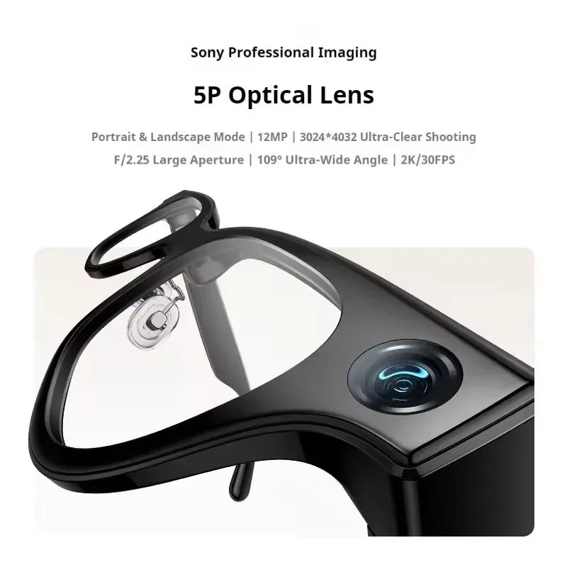 2025 New Rokid Glasses Leqi AI&AR Glasses-49g Ultra-Light 12-Language Real-time Translation AI Assistant for Business Meeting