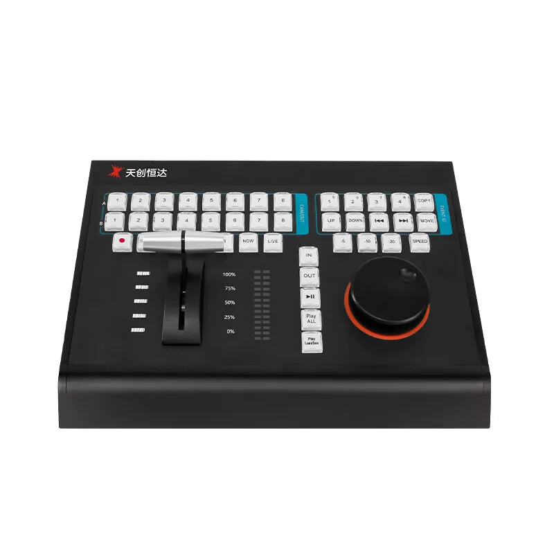 TCHDvideo 8 Channel Instant Replay Controller Keyboard for vMix Sports Live Production Slow Motion USB Video Switching Panel