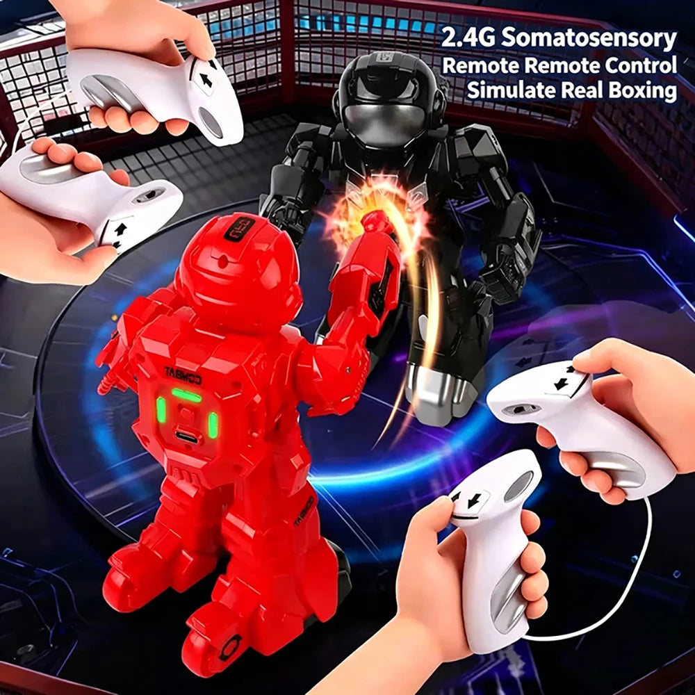 RC Battle Robot Smart Kids Robots Remote Control Intelligent Humanoid Robot Parent-Child Interactive Games Educational Kids Boys