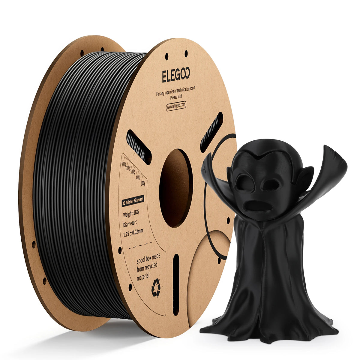 ELEGOO 1.75mm PLA Filament 1kg Plastic 3D PLA for 3D Printer Consumables Material for FDM 3D Printer NEPTUNE 3 PRO