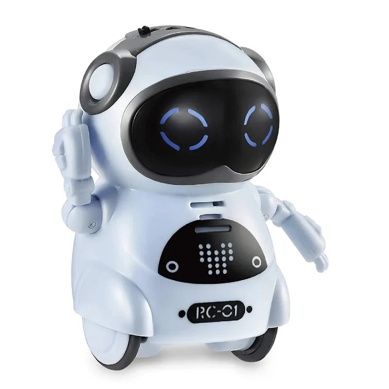 Talking Robot Interactive Dialogue, Voice Recognition Recording, Singing Dancing Storytelling, Mini Smart Early Education Robot.