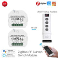 Moes Tuya ZigBee Smart RF433 Curtain Switch Module DIY for Motorized Roller Blinds Motor 2MQTT Smart Life APP Alexa Google Home