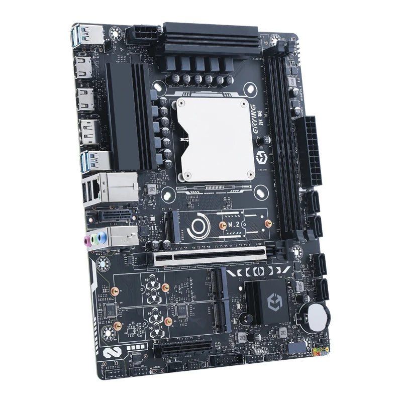 ERYING M-ATX I7 13650HX CPU Motherboard Combo Interposer 14C20T DDR4 Dual Channel 3*NVME M.2 PCIe4.0x16 LGA 1151 Gaming PC Build