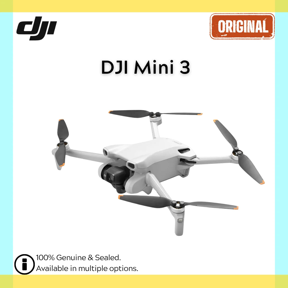 Original DJI Mini 3 Camera Drone 4K HDR 48MP GPS Foldable Quadcopter Under 249g 38-Min Flight with DJI RC or RC-N1