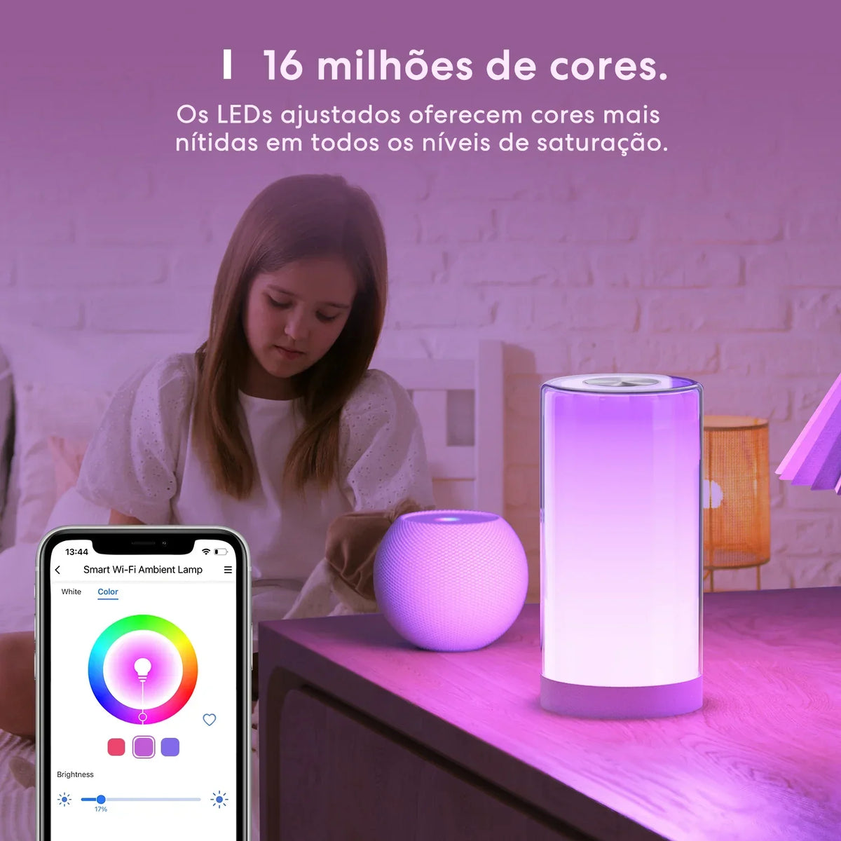 Meross HomeKit Smart Table Lamp RGBWW LED Wi-Fi Night Lamp 6W Touch Sensor Dimmable Bedside Light Support Alexa Google Assistant