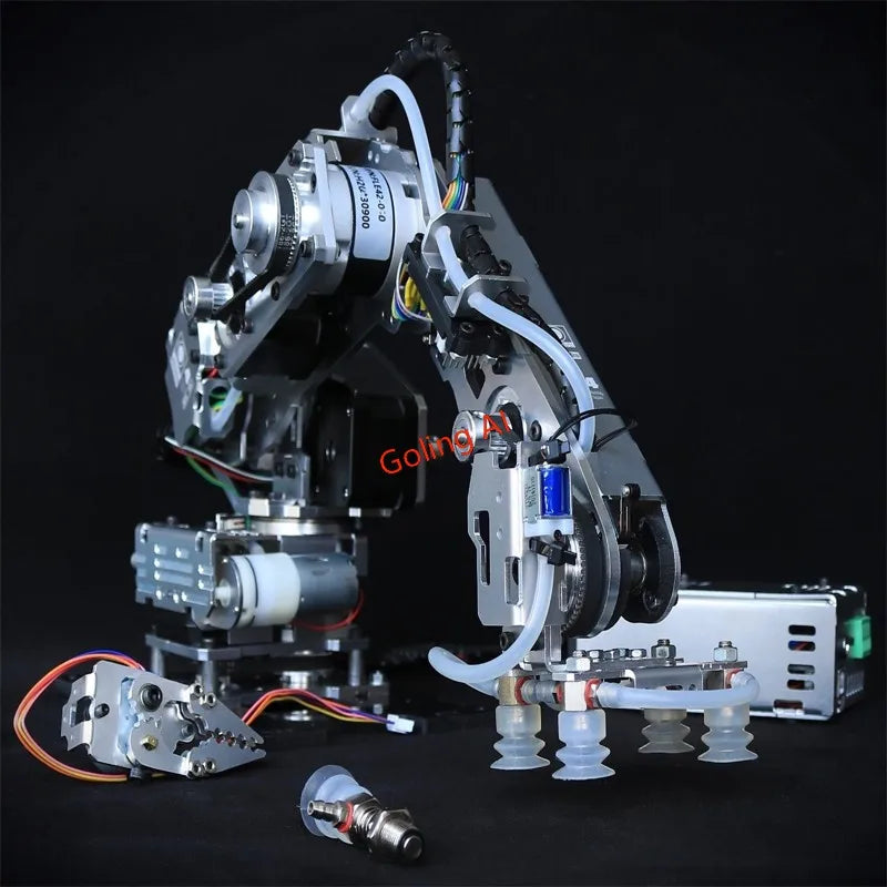 24D Industrial Robot Arm 4-Axis Stepping Mechanical Arm High Precision Planetary Reduction Motor For Gcode Programmable Robot
