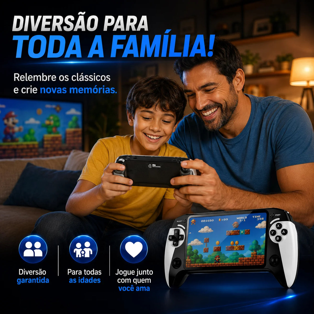 Portable Video Game Retro 10000 + 4.3 Games "HD Screen Supports PSP PS1 N64 Classic Games Console
