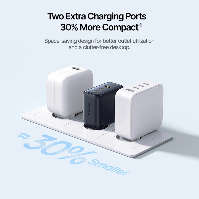 Baseus 100W Fast Charger Type C USB Charger Support QC PD PPS Portable Charger For iPhone 17 16 15 14 Macbook Air Laptop Charger