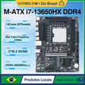 ERYING M-ATX I7 13650HX CPU Motherboard Combo Interposer 14C20T DDR4 Dual Channel 3*NVME M.2 PCIe4.0x16 LGA 1151 Gaming PC Build