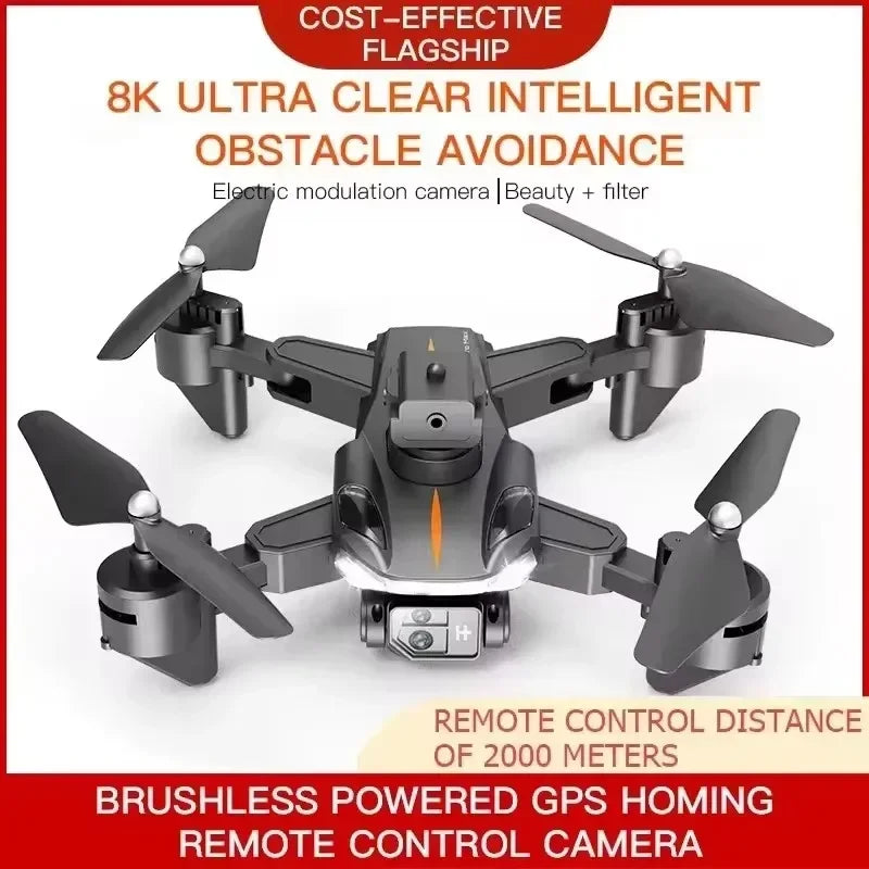 P11 Max GPS Drone 8K HD 5G Professional Aerial Photography Dual Camera Obstacle Avoidanc Brushless Quadrotor 20000M 2026