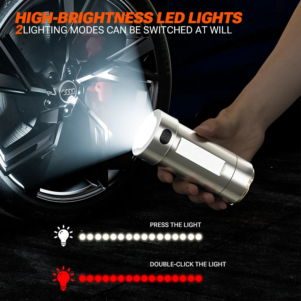 SZUK New Powerful Car Vacuum Cleaner Mini Blower Handheld Cleaning Machine with LED Light Portable Wireless Vacuum Cleaner Car