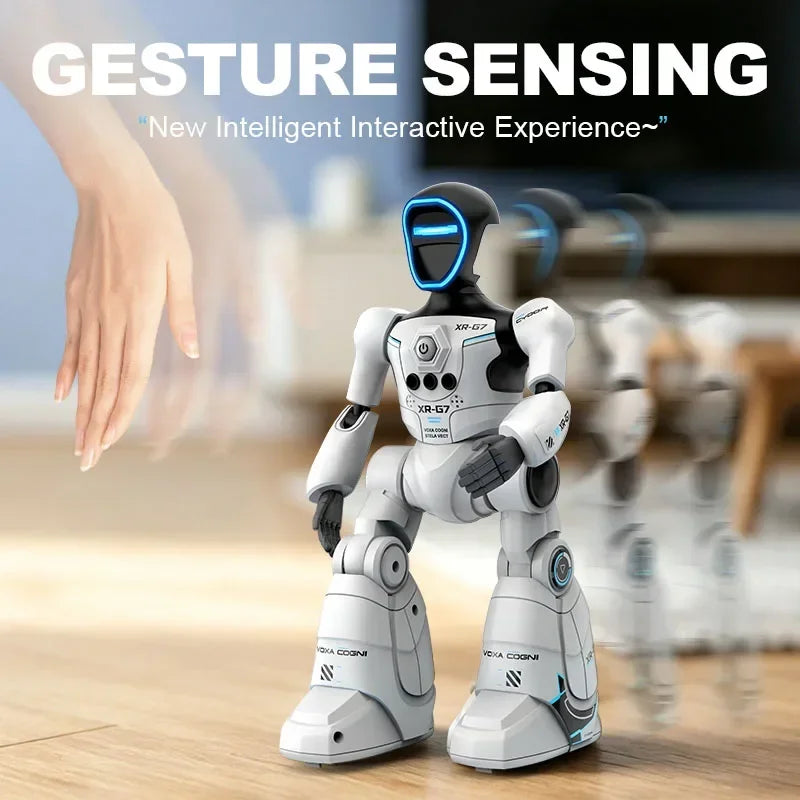 Intelligent RC Robot Programming Gesture Sensing Remote Controll Robots Smart Intelligent Dancing RC Robot Toy Gift for Kid