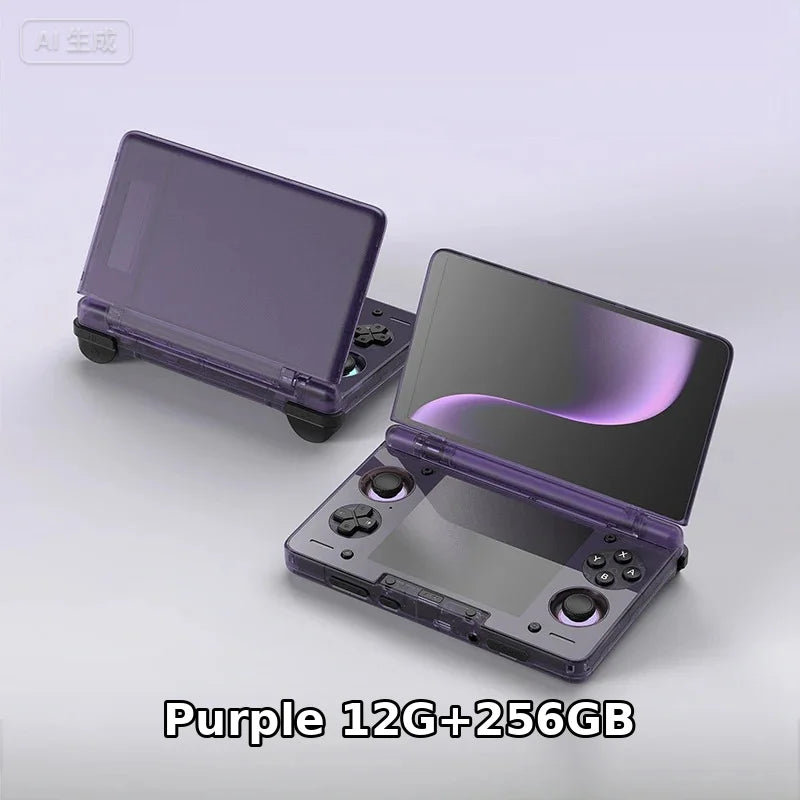 AYN Thor Handheld Game Console Dual Screen Flip 6 OLED 120 HZ 1080*1920 Screen SD 8Gen 2nd Version 16GB+1t Handheld Game Player