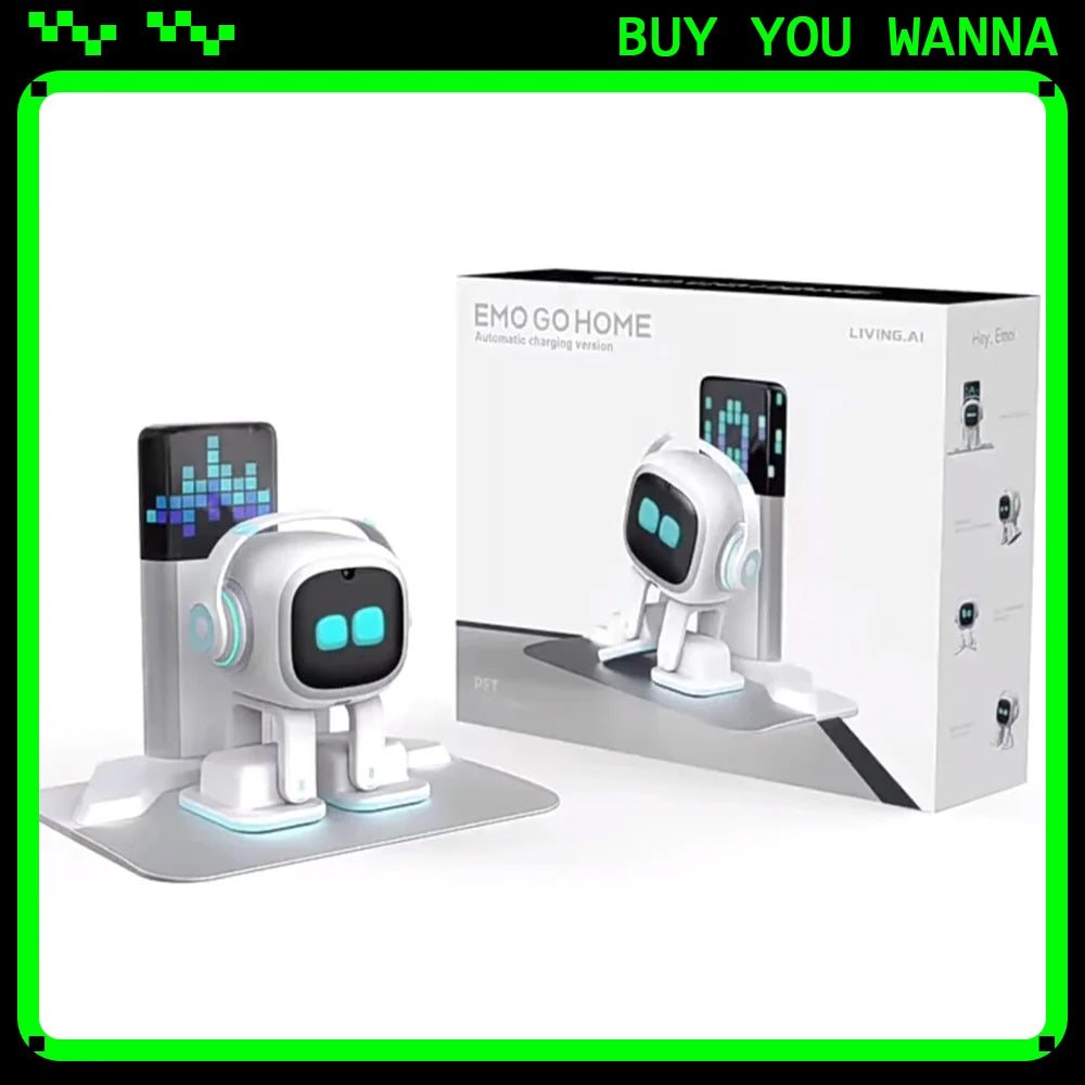 EMO GO HOME EMOPET Smart Robot Electronic Pet Emotional interaction Face Recognition AI Intelligent Robot Desktop Children Gifts